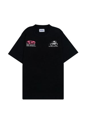 PEDALS - Camiseta estampada - black