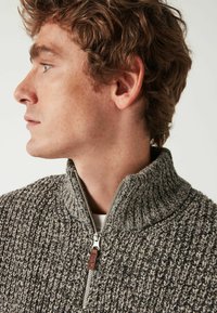 Next ZIP NECK  - Neule - grey