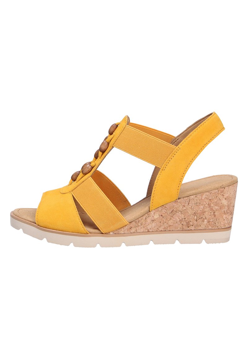 Gabor Wedge sandals - mango