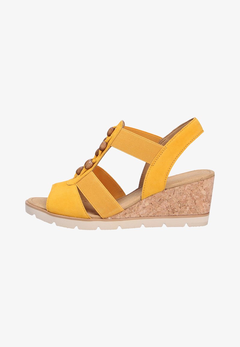 Gabor Wedge sandals - mango