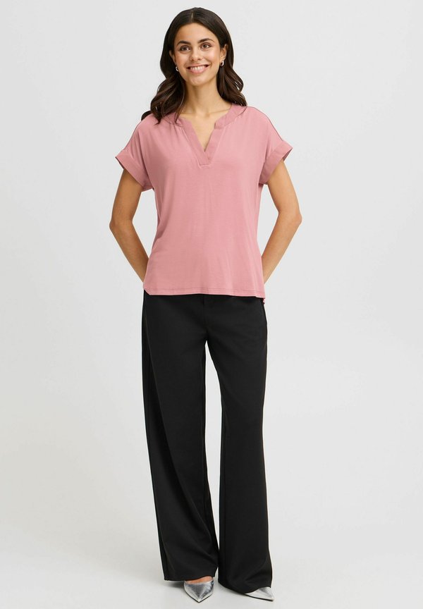 FRLIV - Basic T-shirt - nostalgia rose2