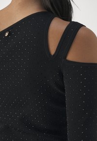LIU JO MAGLIA CHIUSA - Maglione - nero/strass