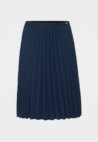 FLUID PLEATED MIDI SKIRT - Gonna a pieghe - dark night navy