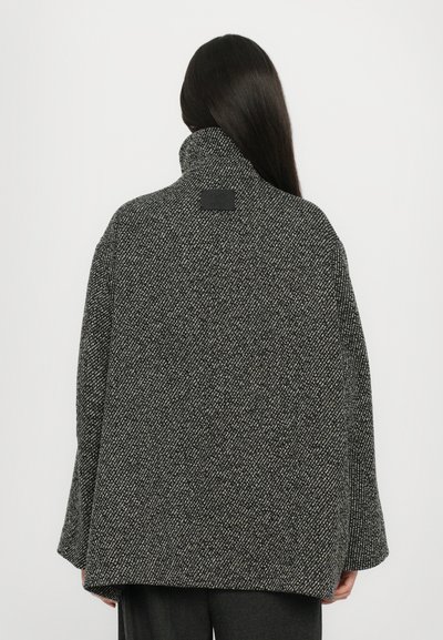 CLOSED Palton scurt - grey heather