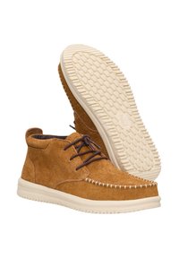 HEYDUDE WALLY NXT MID - STIEFELETTE - Stivaletti stringati - spice brown