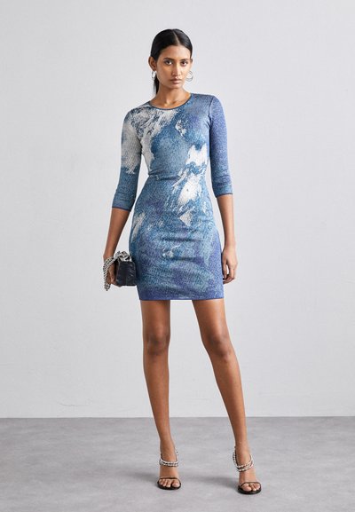 Roberto Cavalli Φόρεμα σε ίσια γραμμή - denim