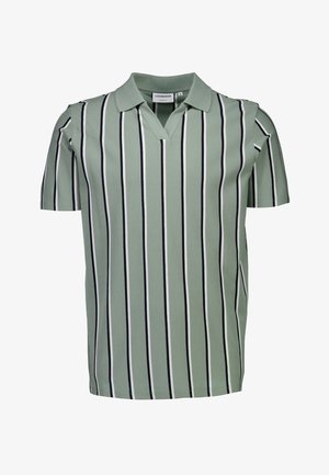 Lindbergh, STRIPED - Pólóing - sage green
