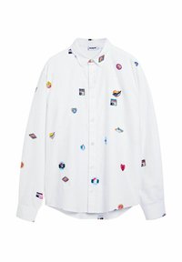 LONG-SLEEVE WITH DRAWINGS - Cămașă - white