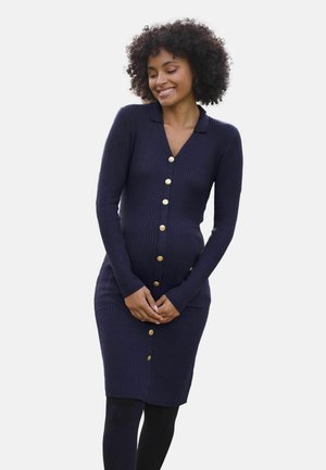 MATERNITY - Džemperkleita - navy blue