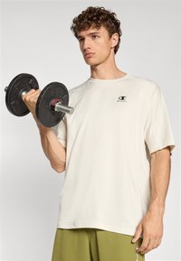 Champion C-TECH CREWNECK  - Sports T-shirts - beige