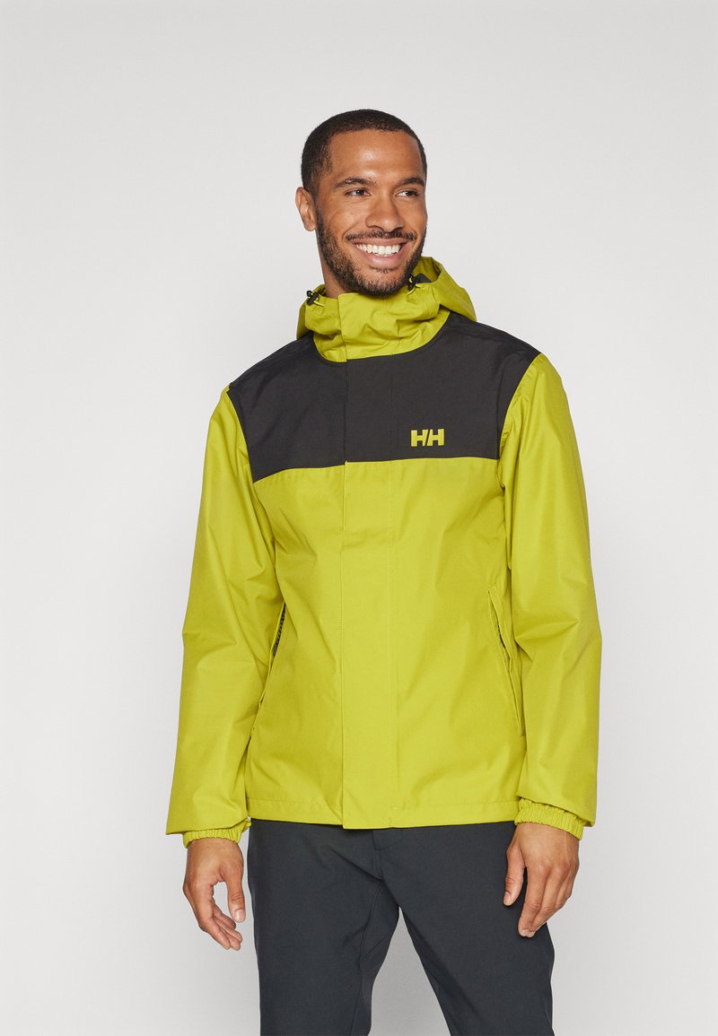 Helly Hansen VANCOUVER Waterproof jacket bright moss/yellow Zalando
