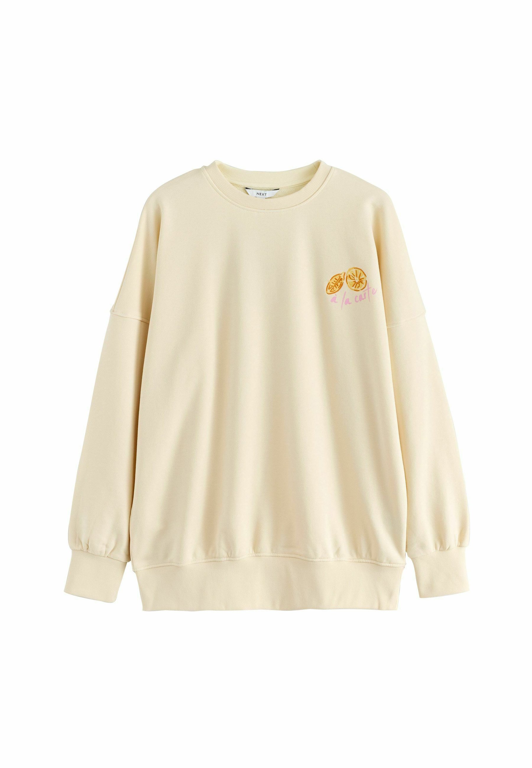 Next CHAMPAGE AND OYSTER FUN LEMON SUMMER LONGLINE GRAPHIC