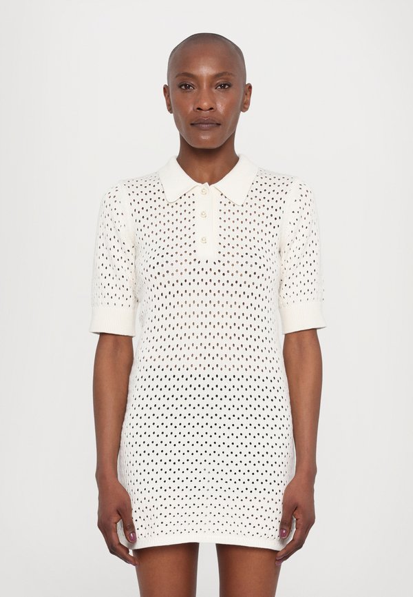 TALIANA SHORT DRESS - Strickkleid - cream