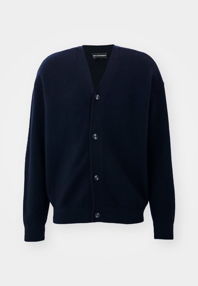 Emporio Armani CARDIGAN - Kardigán - blu navy
