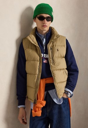 Polo Ralph Lauren THE GORHAM DOWN VEST - Γιλέκο - desert khaki