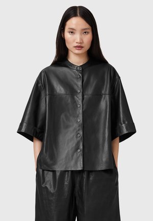 JENNA SHIRT - Button-down blouse - black