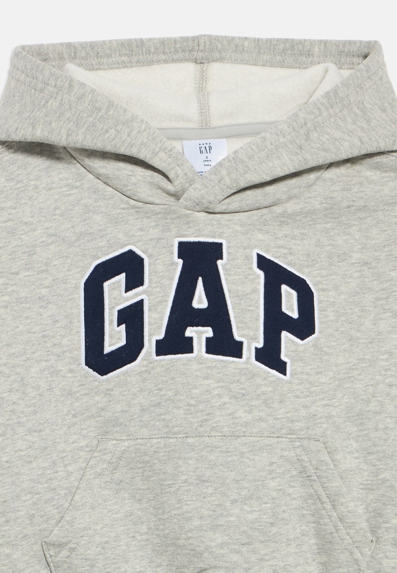 GAP BABYGAP RELAXED LOGO HOODIE - Sweat à capuche - light heather grey/gris clair chiné
