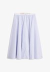 LOGO WAISTBAND MIDI A-LINE SKIRT - Φούστα σε γραμμή Α - misty lazuli blue