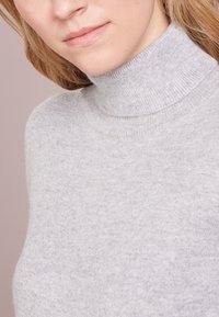 pure cashmere TURTLENECK - Camisola - light grey