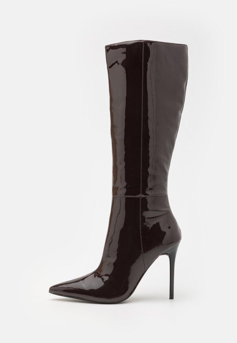 Even&Odd by Zalando Čizme s visokom petom - dark brown