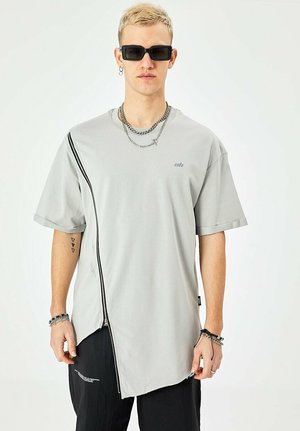Print T-shirt - grau