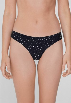 NAHTLOS VERARBEITETER BRAZILIAN AUS BEDRUCKTER - Thong - black