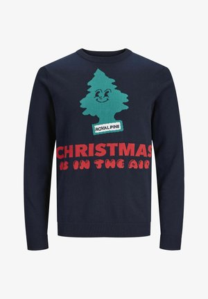 Jack & Jones, Knitted X-mas Knitted - Pullover - total eclipse