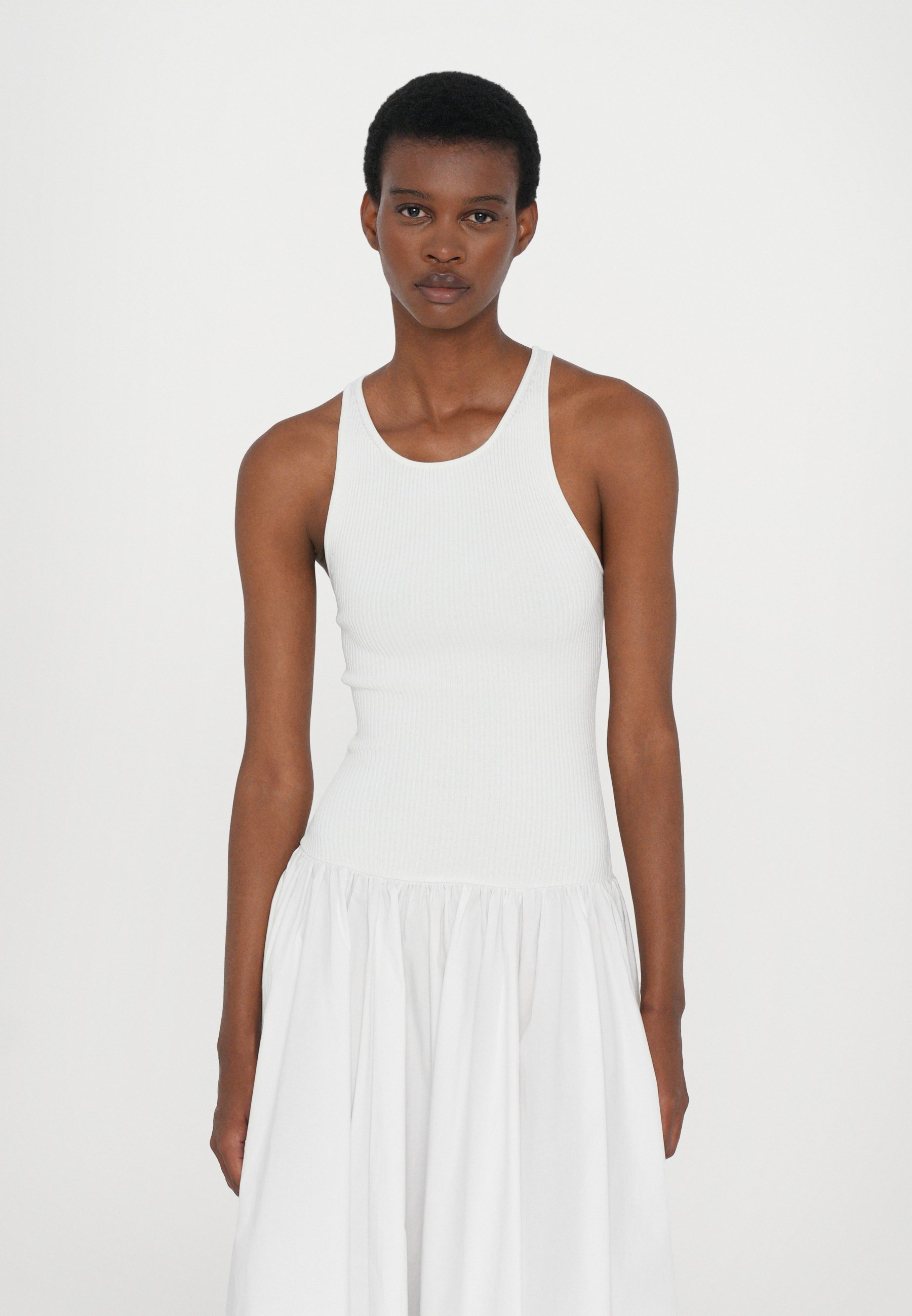 STAUD YAMILA DRESS - Maxi dress - white - Zalando.co.uk