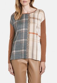 Gerry Weber Bluse - camel/ pumpkin/ schwarz