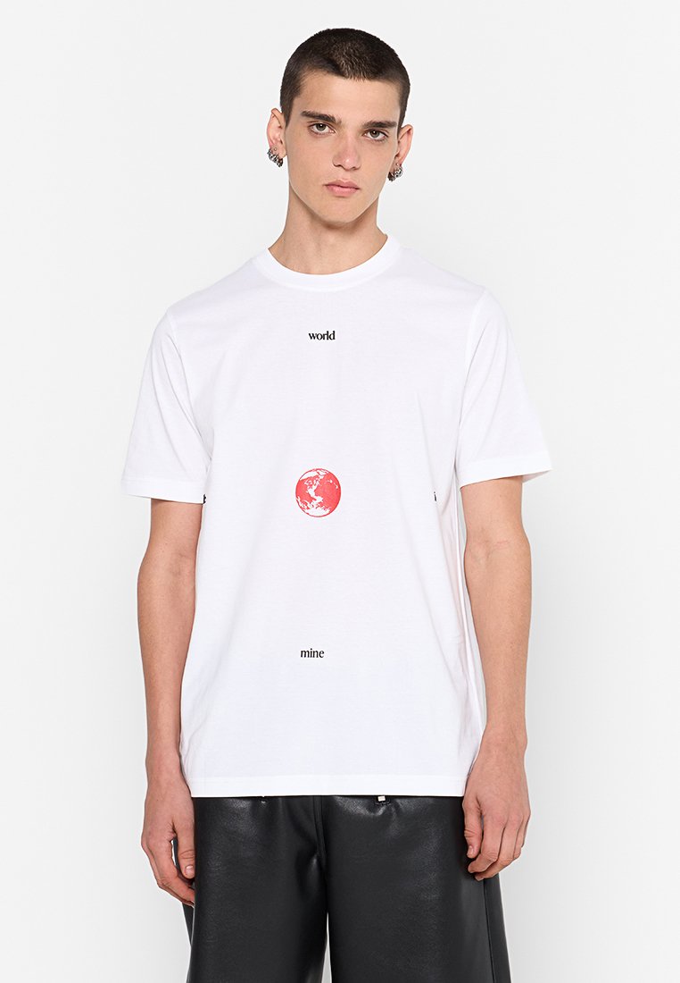 Diesel T-shirt print wit