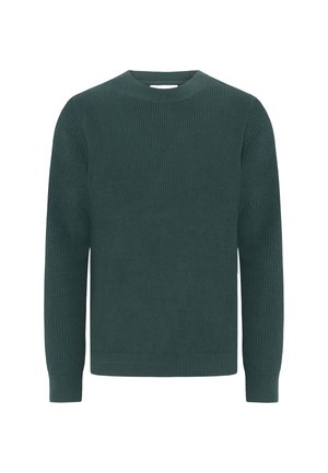 Striktrøje - green solid