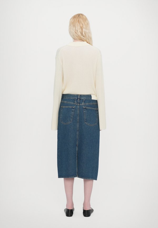 MIDI FIVE POCKET  - Denim skirt2