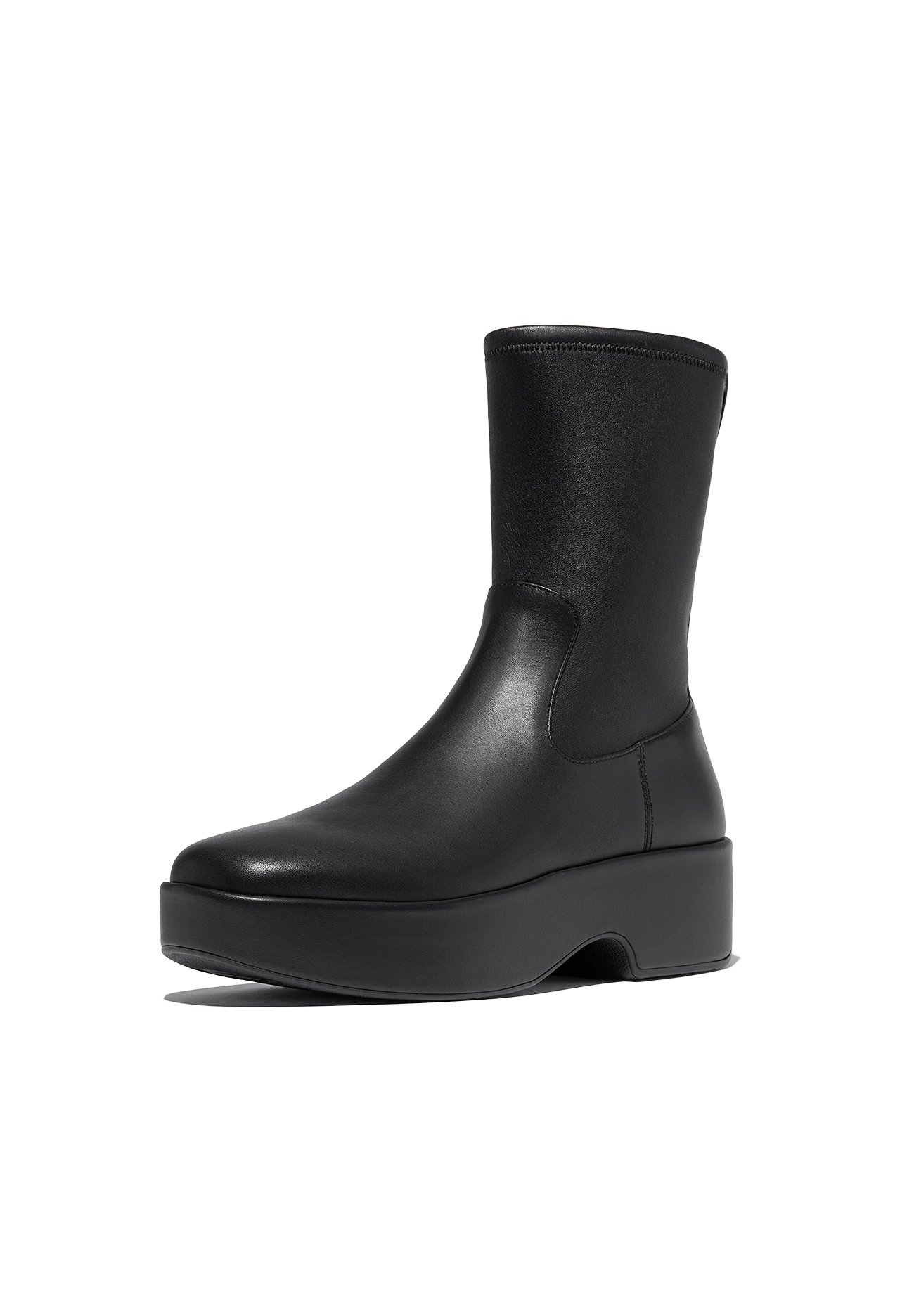 FitFlop F-LUMA STRETCH LEATHER - Lage laarzen - zwart - Zalando.nl