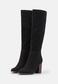 Even&Odd Wide Fit Botas de tacón - black