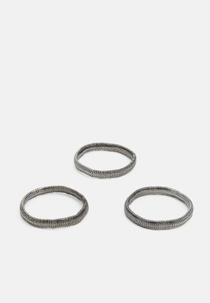 Jack & Jones JACMETALLIC 3 PACK UNISEX - Bracciale - black
