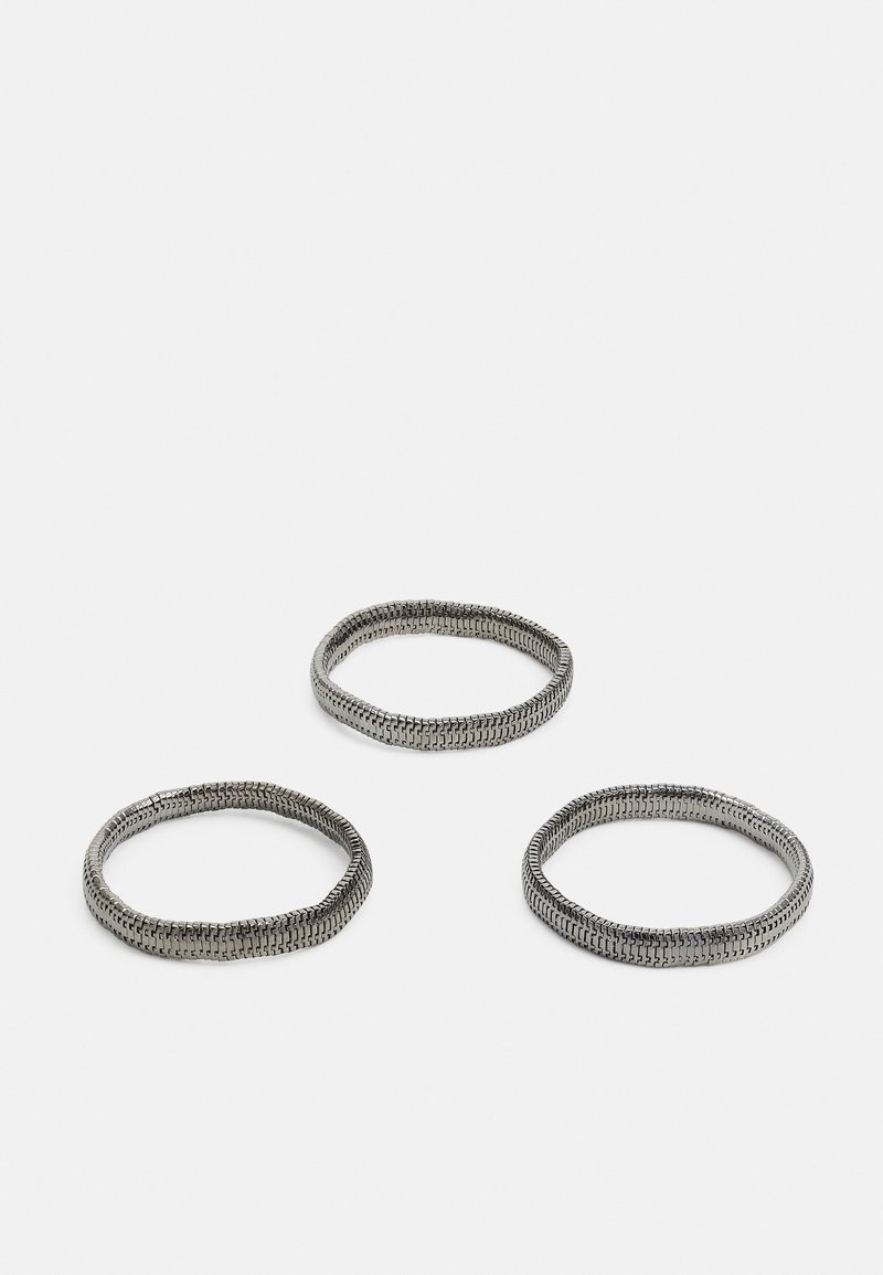 Jack & Jones JACMETALLIC 3 PACK UNISEX - Βραχιόλι - black