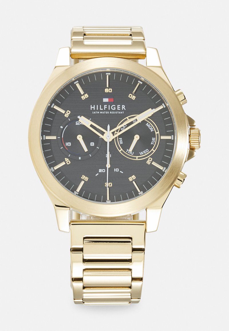 Tommy Hilfiger CLASSIC - Watch - gold-coloured/black