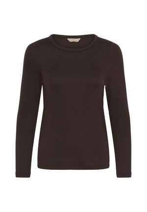 Culture, CUNIA JULIET LONG SLEEVE - T-shirt à manches longues - coffee bean