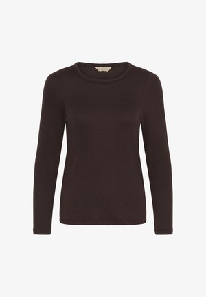 Culture, CUNIA JULIET LONG SLEEVE - T-shirt à manches longues - coffee bean