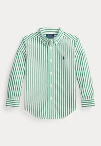 STRIPED COTTON POPLIN SHIRT  2-7Y - Chemise - cruise green/white
