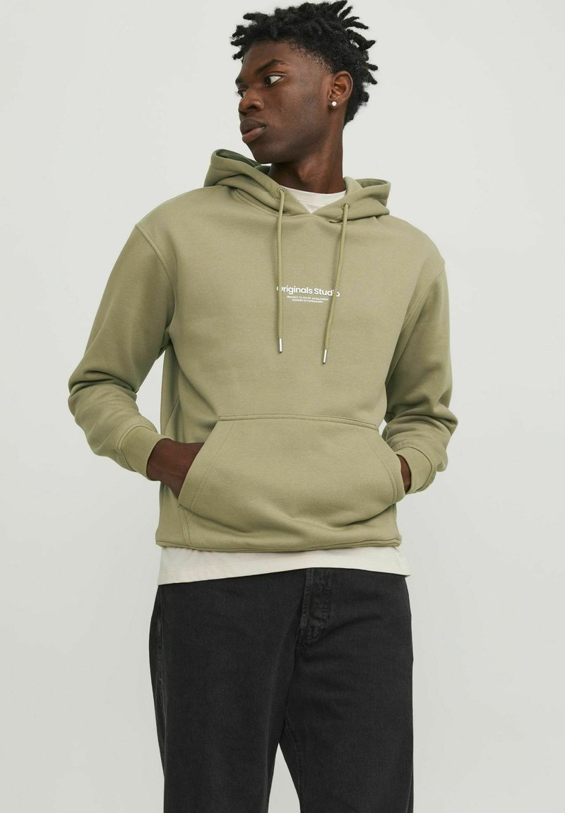 Jack & Jones - JORVESTERBRO  - Hoodie - aloe, Vergroten