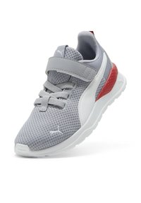 Puma ANZARUN LITE AC UNISEX - Zapatillas running asfalto - gray fog- white-club red