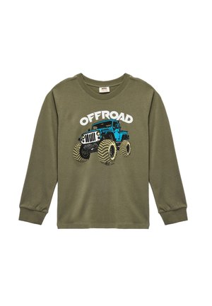 PRINTED - Langærmet T-shirt - khaki