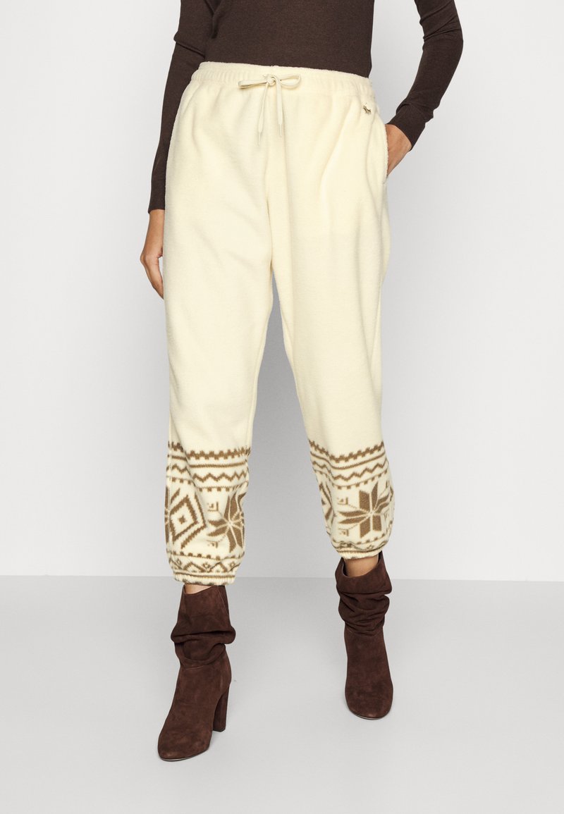 Polo Ralph Lauren ATHLETIC Tracksuit bottoms guide cream/offwhite