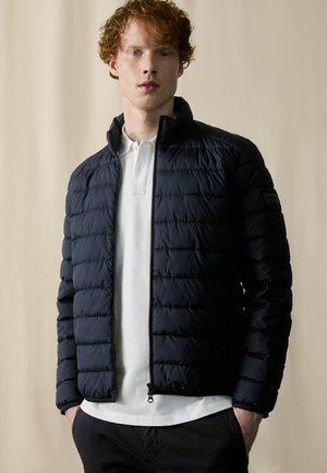 JACKET REGULAR FIT REPREVE STAND UP COLLAR 2WAY VISLON - Übergangsjacke - dark night