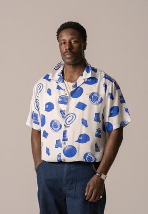PAID IN FULL SHIRT UNISEX - Button-down blouse - white