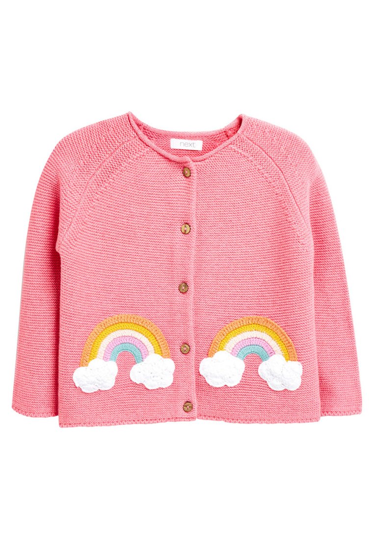 Next RAINBOW Cardigan pink Zalando