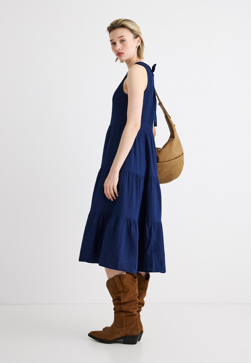 blue off the shoulder dress prom Tractor Blue Girl Hudson Twirl Dress main image 0