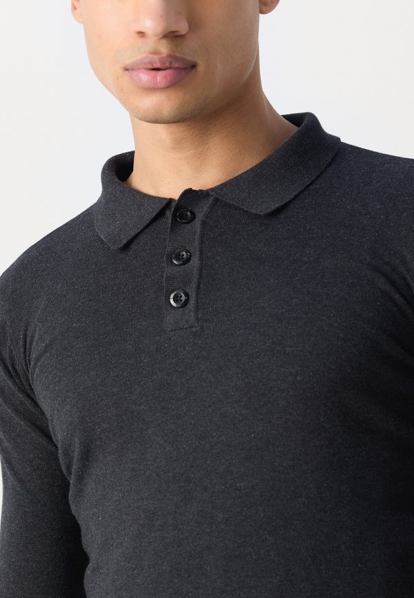 BARNER - Polo shirt - charcoal mix2