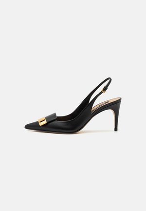 Sergio Rossi SLINGBACK - Escarpins à talons hauts - black